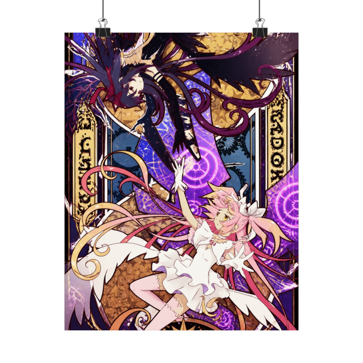 Madoka & Homura Poster | Puella Magi Madoka Magica - alternate angle 4, merchandise