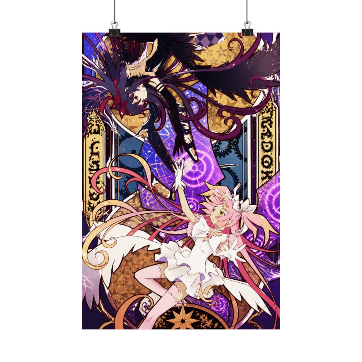 Madoka & Homura Poster | Puella Magi Madoka Magica - alternate angle 3, merchandise