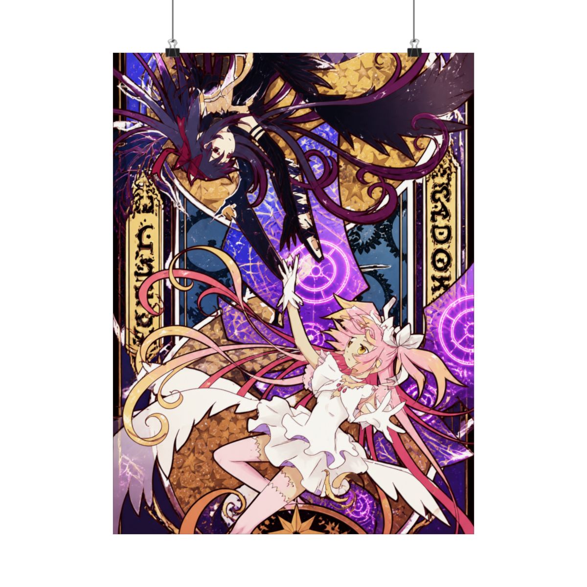 Madoka & Homura Poster | Puella Magi Madoka Magica - alternate angle 1, merchandise