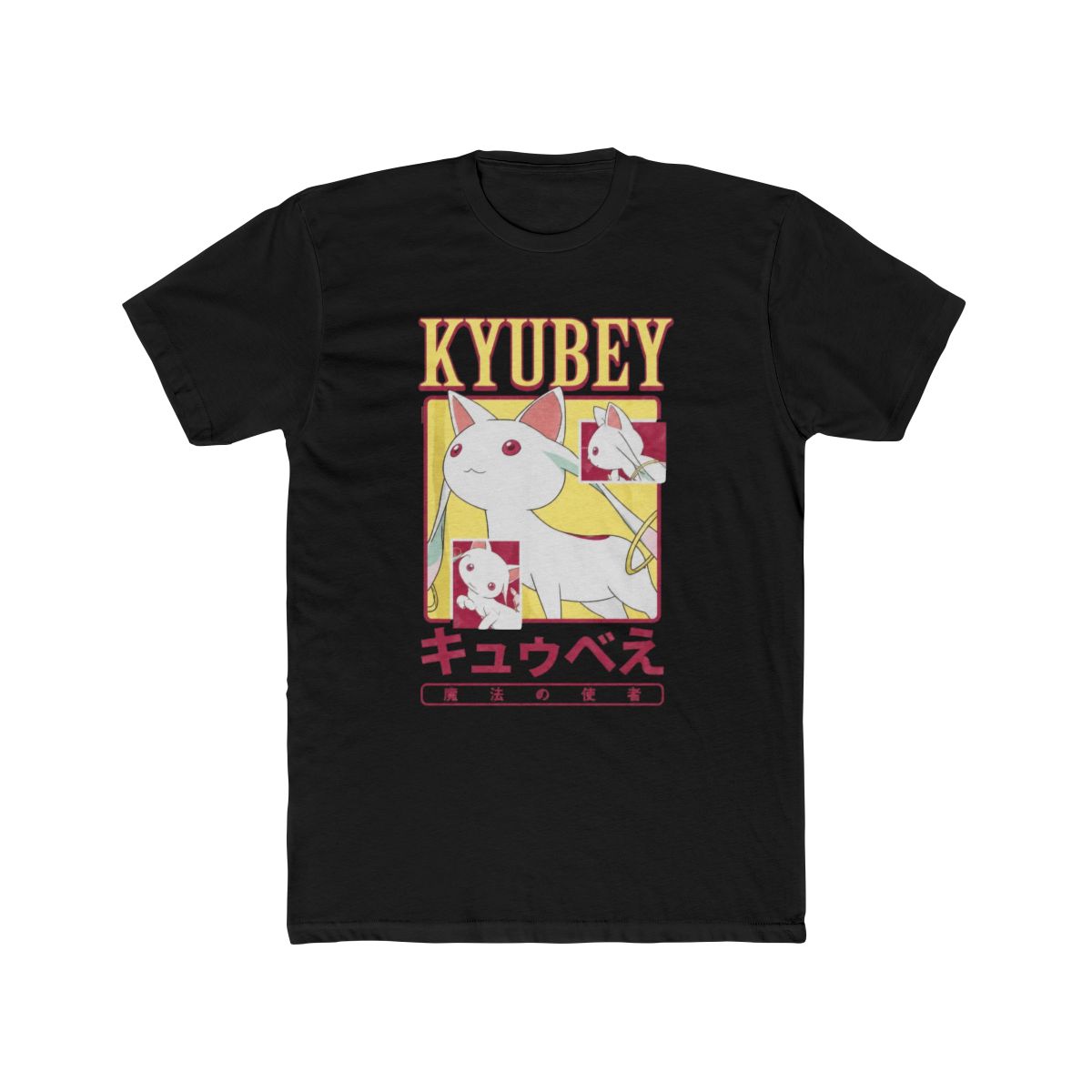 Madoka Magica Kyubey Collage Magic Creature Anime T Shirt | Puella Magi Madoka Magica