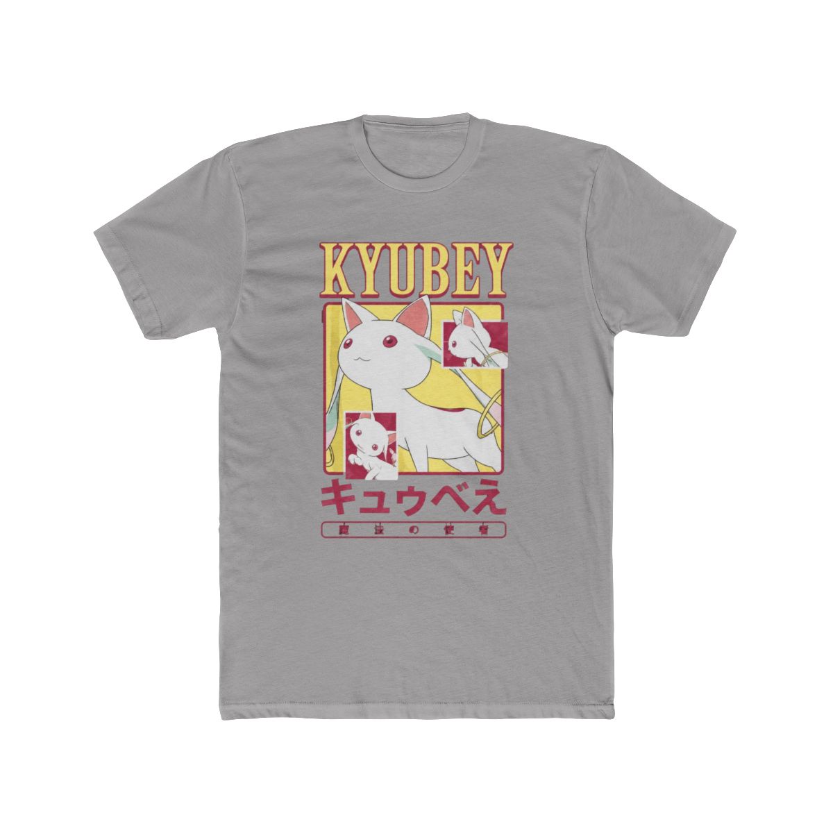 Madoka Magica Kyubey Collage Magic Creature Anime T Shirt | Puella Magi Madoka Magica - Official T-Shirts merchandise