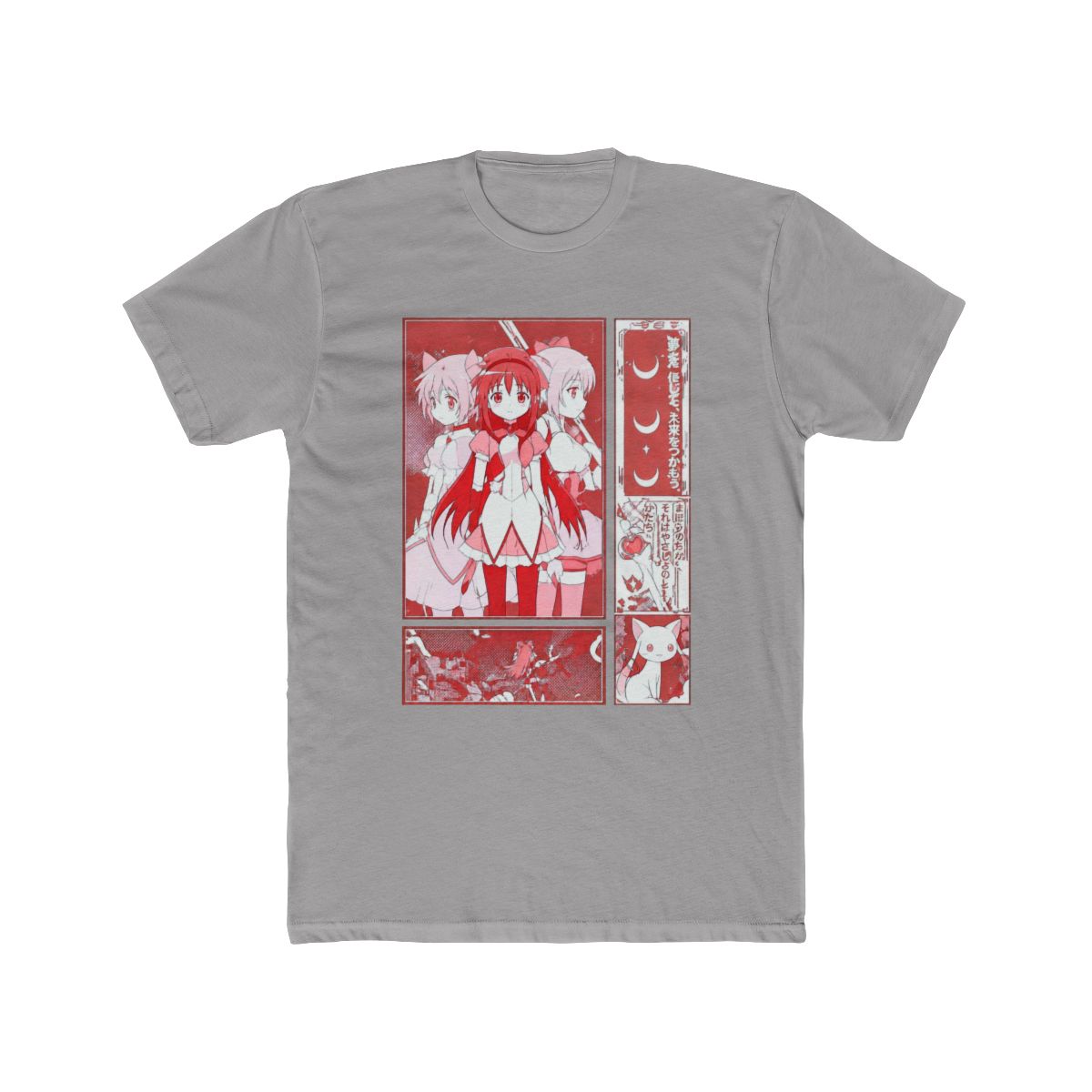 Puella Magi Madoka Magica Pink Panel T Shirt - Official T-Shirts merchandise