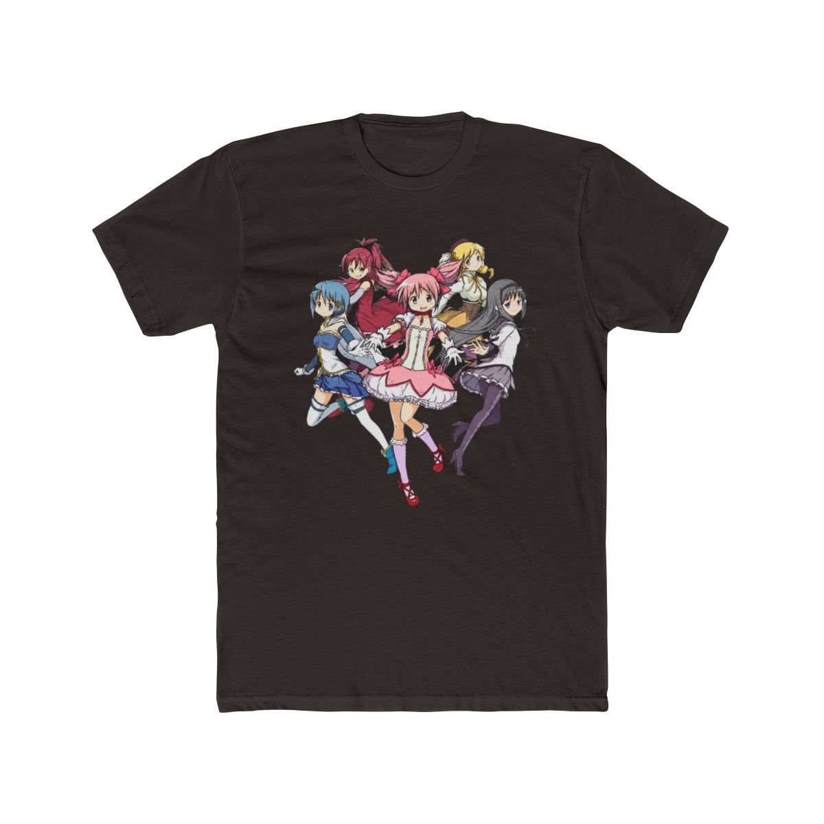 Ziko88 Puella Magi Madoka Magica Magical Girl Anime Manga Otaku Art T Shirt, up to size 3xl., Adult, Size: Medium, Black - alternate angle 3, merchandise