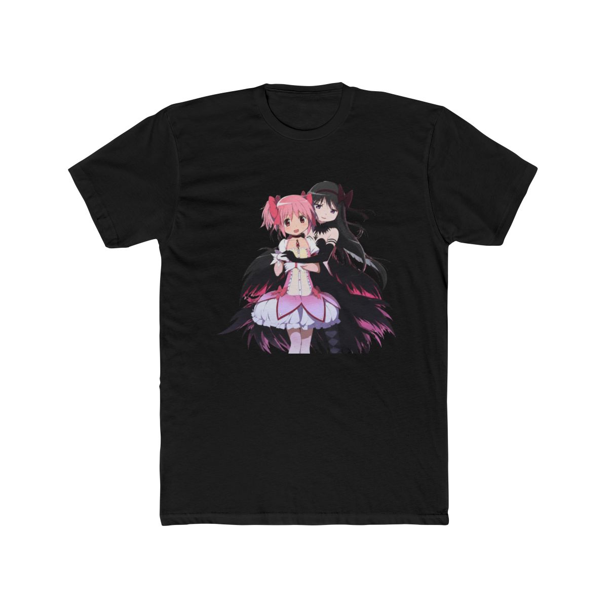 Puella Magi Madoka Magica the Movie -Rebellion- Madoka & Devil Homura Full Color T Shirt Sumi - alternate angle 3, merchandise