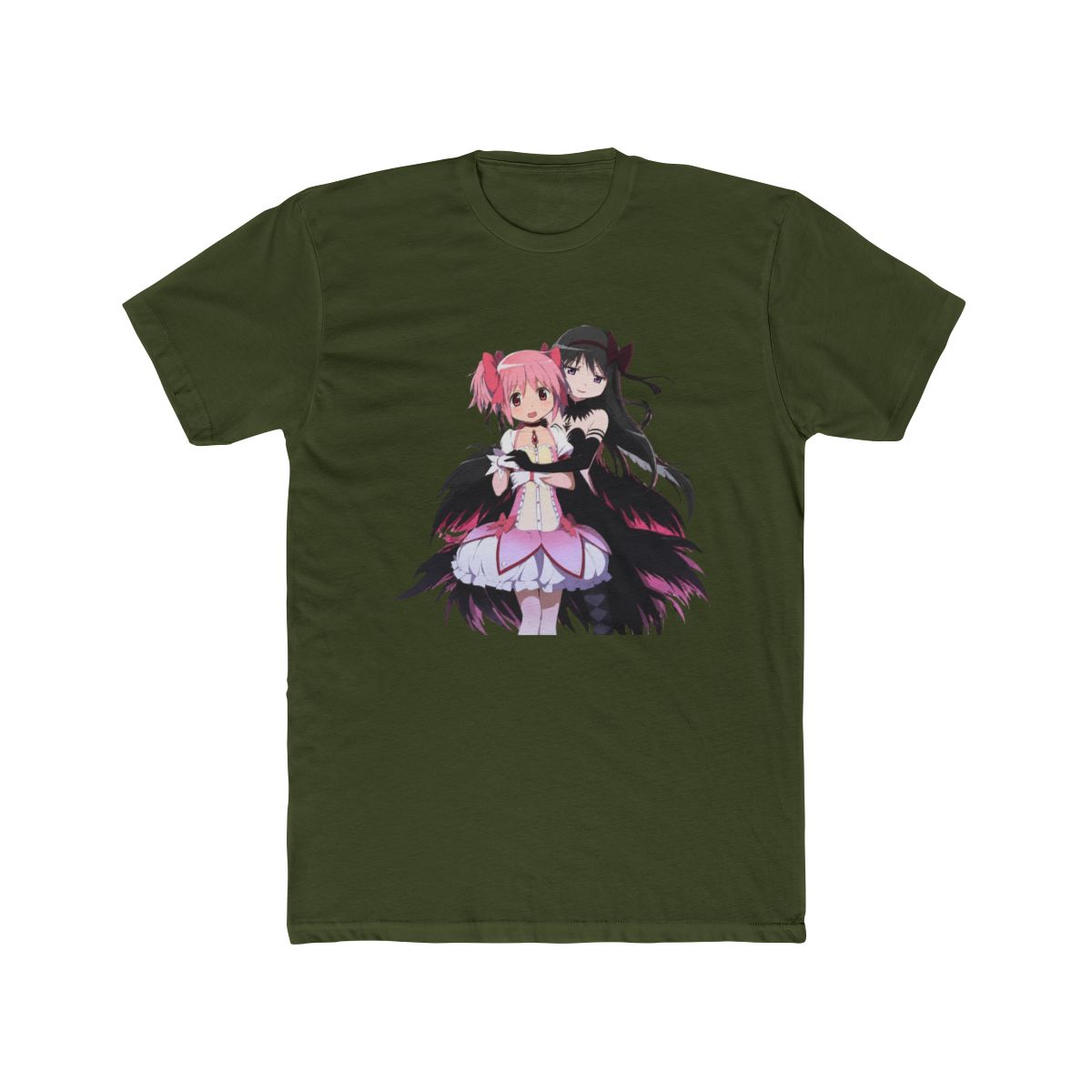 Puella Magi Madoka Magica the Movie -Rebellion- Madoka & Devil Homura Full Color T Shirt Sumi - alternate angle 5, merchandise